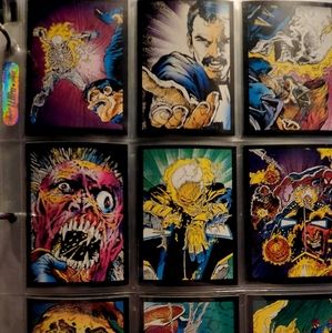 1992 ghost rider cards marvel vintage.
